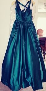 La femme emerald green ball gown size 6